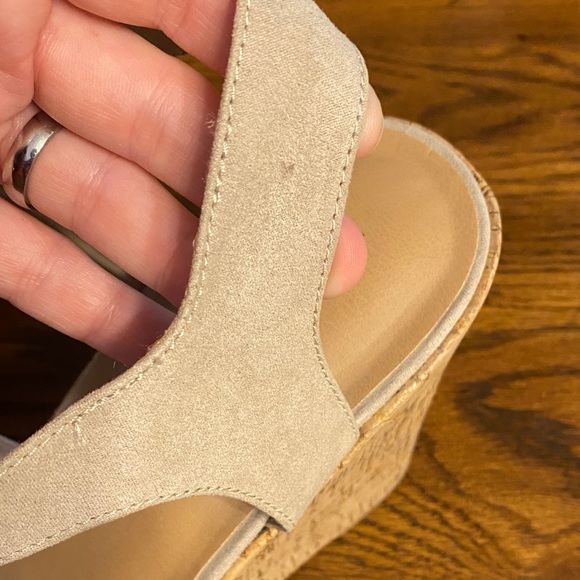 Torrid Beige Strappy Sandals with Front Zipper size 13 - Picture 8 of 11